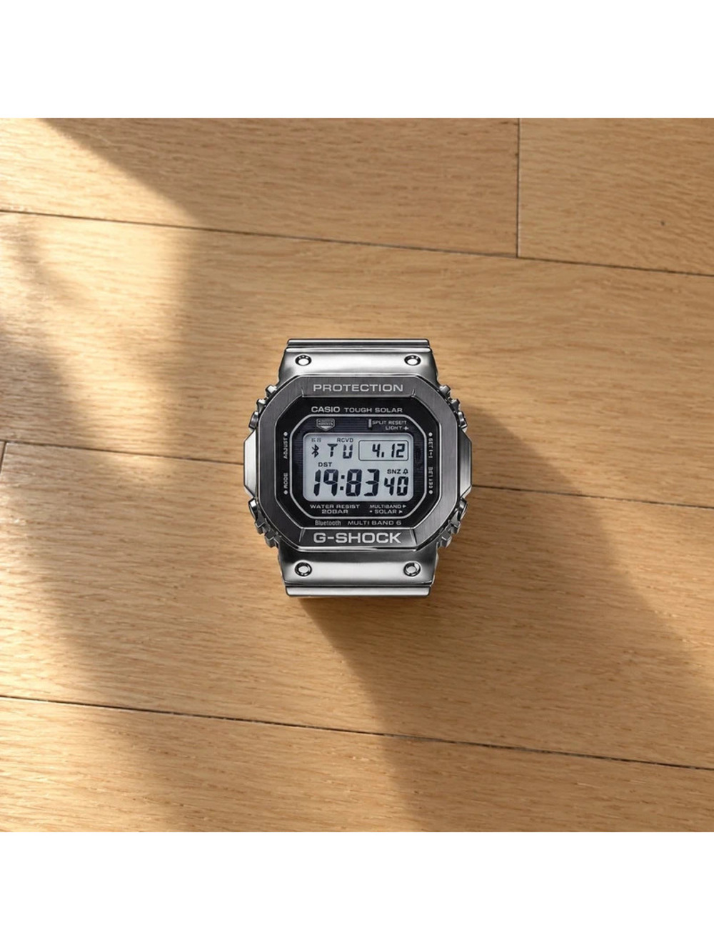 G-Shock Digital Watch Pin Badge Silver Tone Casio Collector Lapel Pin